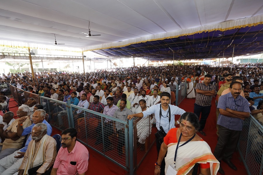 Photographs of BJP National President Shri Amit Shah addressing public meeting in Kannur(Kerala)