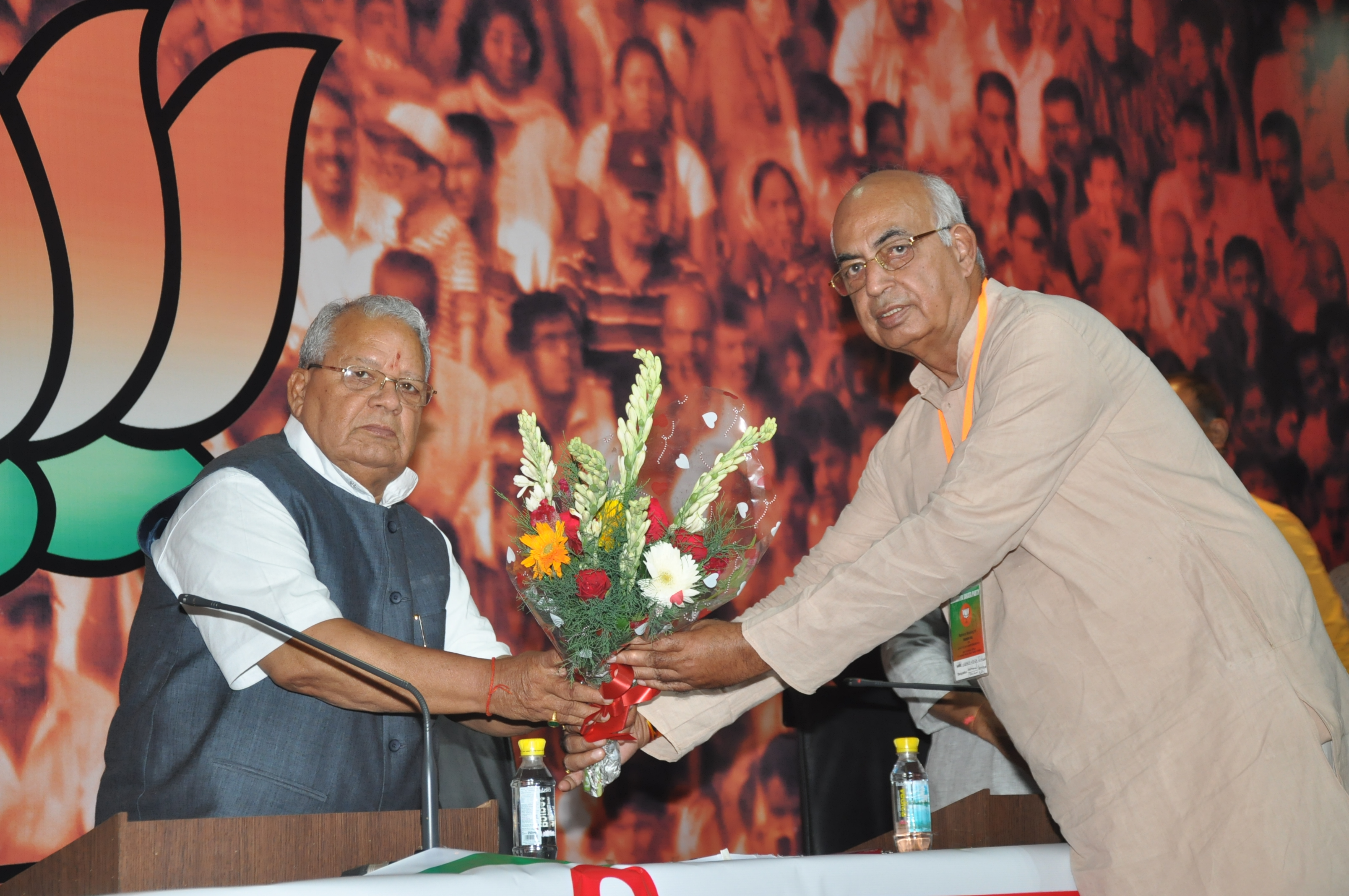 Shri Kalraj Mishra inaugurating National Executive Meeting of BJP Teachers Cell at 11, Ashoka Road on July 2, 2014