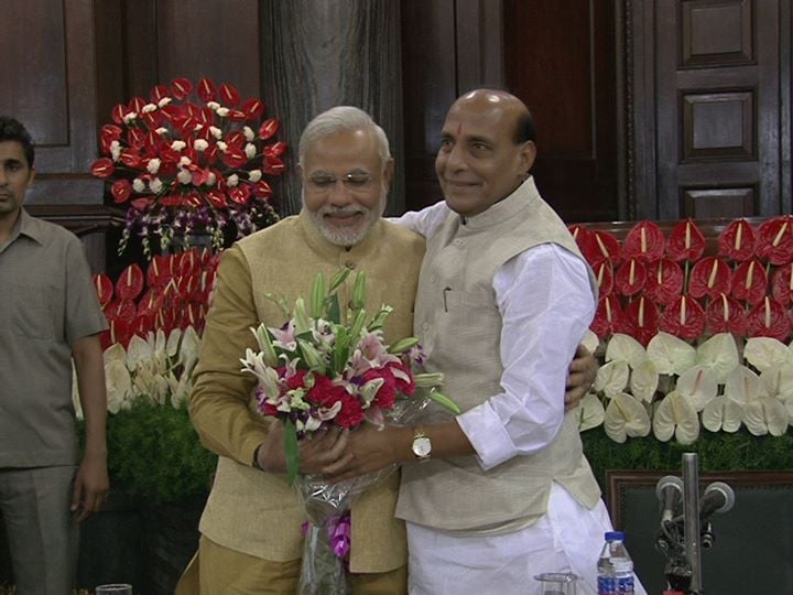 Shri Narendra Modi elected as leader of BJP Parliamentary Party on May 20, 2014