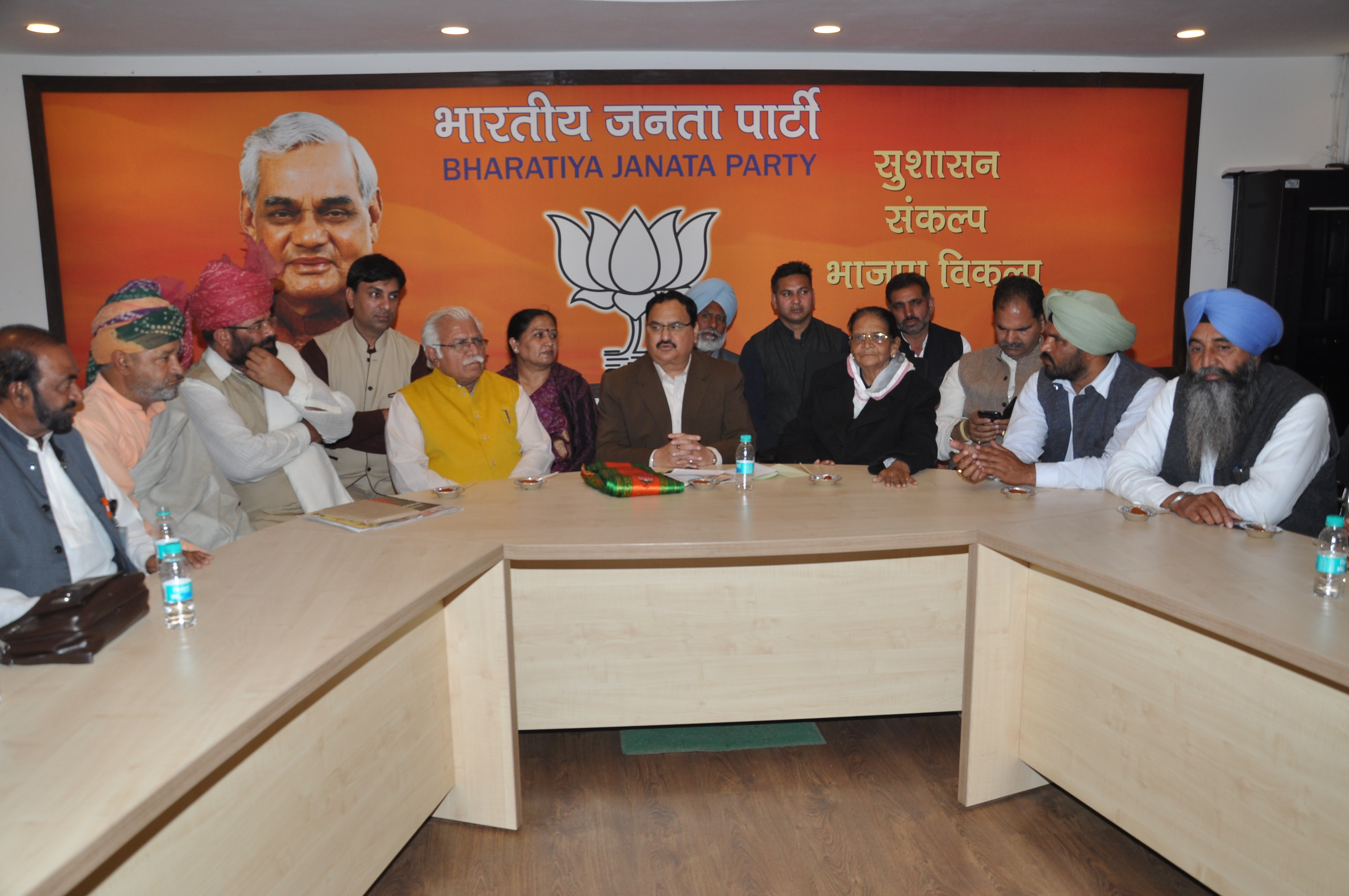 Shri Rajendra Singh Desujodha, National President All India Denotified Tribes and All India Bavariya Society joined BJP on February 7, 2014